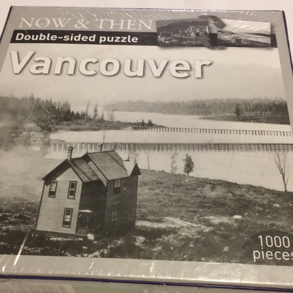 Vancouver Canada 2-Sided Now & Then Puzzle NEW - Picture 3 of 4